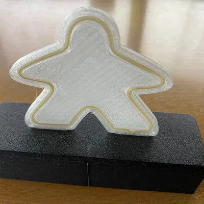 Biển báo Meeple Neon (sợi đèn LED dẻo)