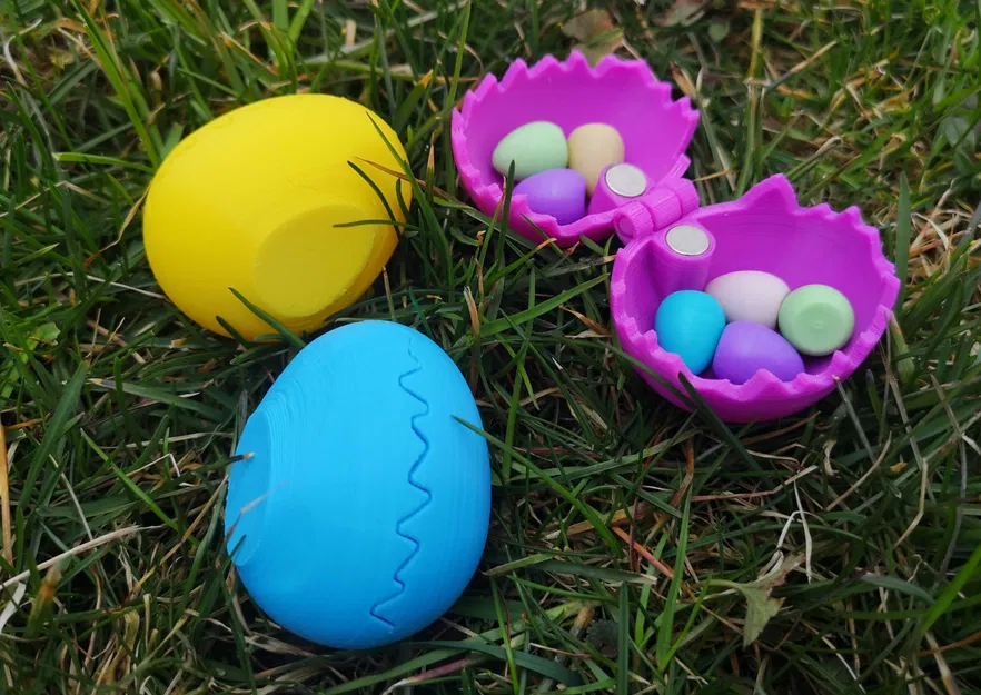 Trứng Phục Sinh Tái Sử Dụng Có Nam Châm, 3 Kích Cỡ - Image 1