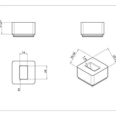 Hộp Đựng Vaporesso XROS Theo Chuẩn Gridfinity