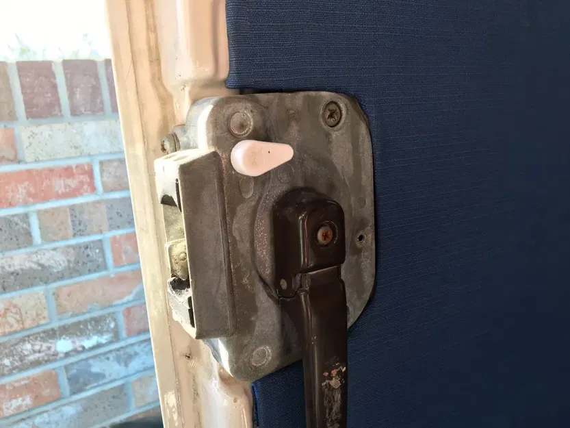 VW Bus Sliding Door Lock Lever - Image 1