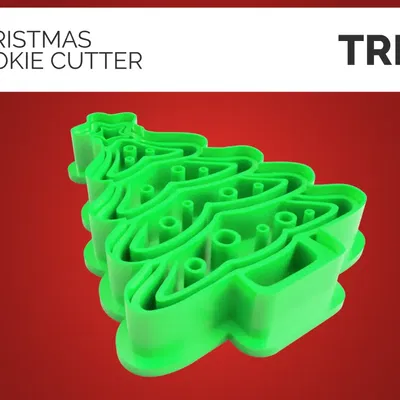 Khuôn Cắt Bánh Hình Cây Thông Noel