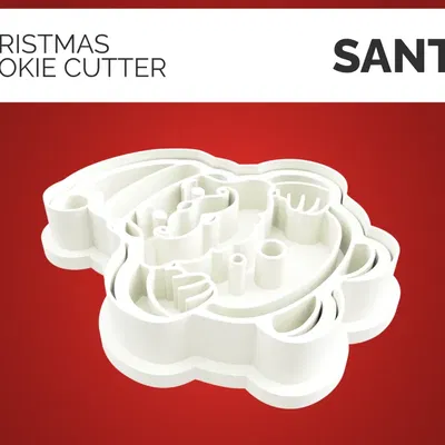 Khuôn Cắt Bánh Giáng Sinh Ông Già Noel