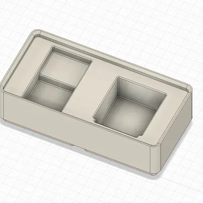 Khuôn Gridfinity 1x2x3 cho đế máy ảnh
