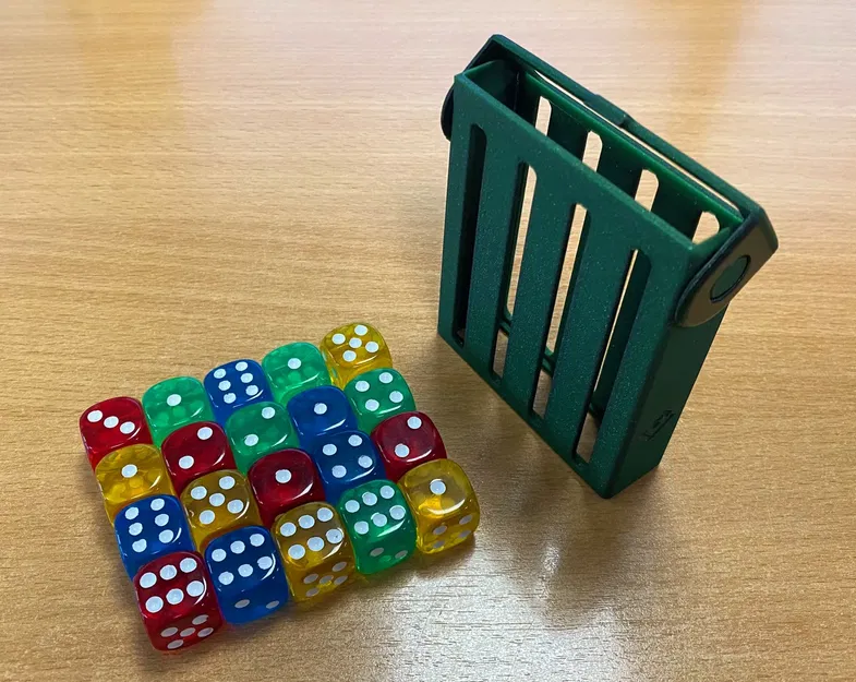 Hộp Xúc Xắc Có Nắp Xoay Cho Viên 12mm và 16mm - Image 2