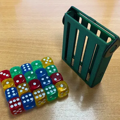 Hộp Xúc Xắc Có Nắp Xoay Cho Viên 12mm và 16mm