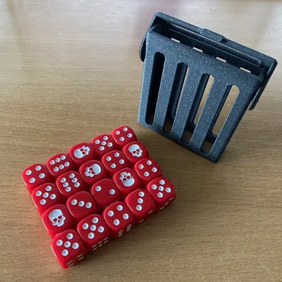 Hộp Xúc Xắc Có Nắp Xoay Cho Viên 12mm và 16mm