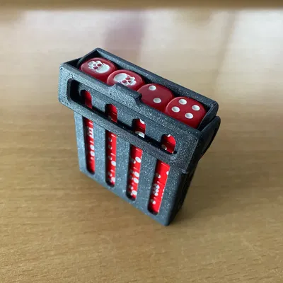 Hộp Xúc Xắc Có Nắp Xoay Cho Viên 12mm và 16mm