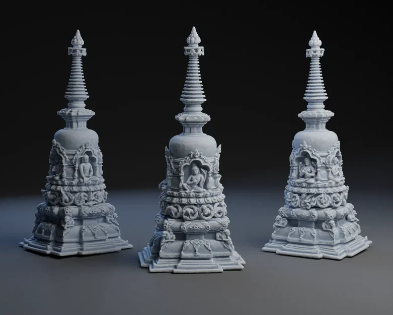 Mô hình Chùa thờ mini bằng đồng - Image 1