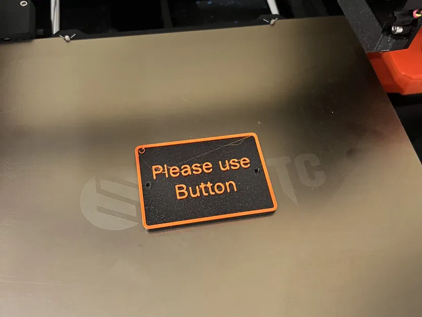 Tấm Biển Nhắc "Xin Hãy Bấm Nút" - Image 1