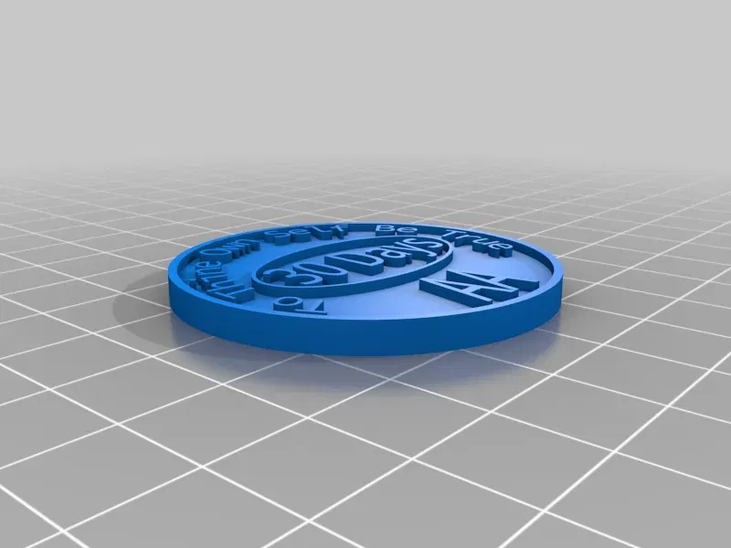 AA Sobriety Chip Coin - 30 Days - To thine own self be true - Image 1