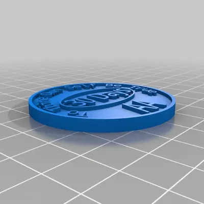 AA Sobriety Chip Coin - 30 Days - To thine own self be true