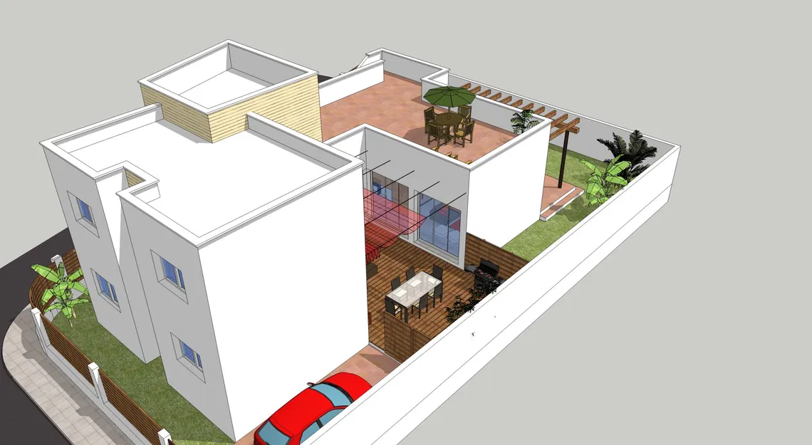 NHÀ Ở GIA ĐÌNH CÓ CĂN HỘ TẦNG ÁP MÁI - Image 11