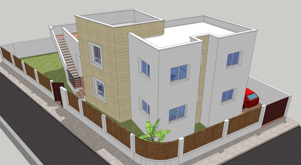 NHÀ Ở GIA ĐÌNH CÓ CĂN HỘ TẦNG ÁP MÁI - Image 12