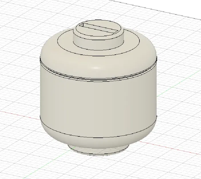 Minifig Head Piggy Bank - Image 1