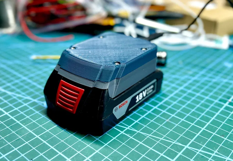Bộ Chuyển Đổi Pin Bosch 18V sang XT60 - Có CAD - Image 2