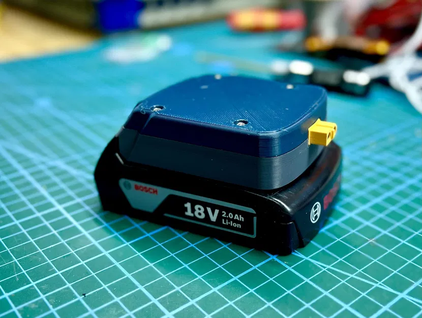 Bộ Chuyển Đổi Pin Bosch 18V sang XT60 - Có CAD - Image 3