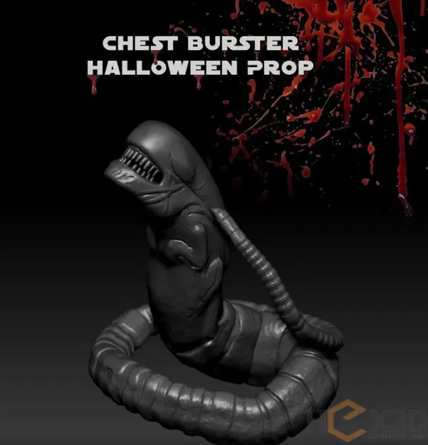 Alien Chestburster Kích Thước Thật - Image 2