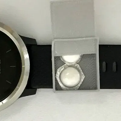 Hộp Đựng Thuốc Kẹp Dây Đồng Hồ / Pastillero para la correa del reloj