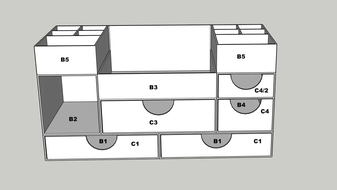 Hộp Đựng Mỹ Phẩm ORGANIZZATORE GT134 - Image 4