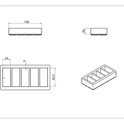 Kệ Gridfinity Đựng Raspberry Pi