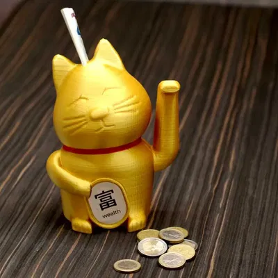 Hộp Tiết Kiệm Tiền Lucky Cat