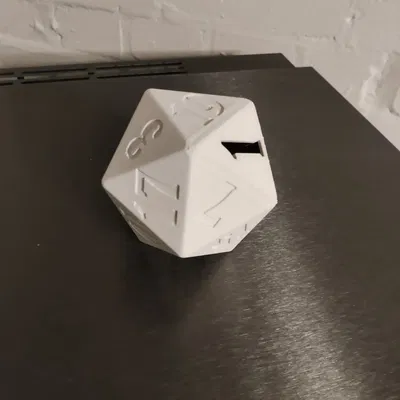 Heo Đất Hình Khối D20 - D20 PiggyBank