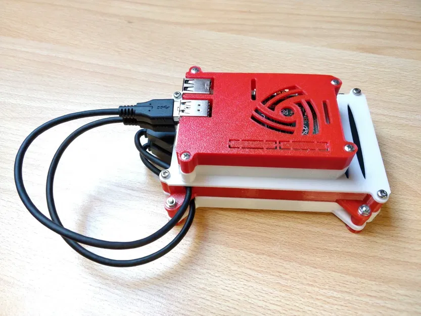 Vỏ Raspberry Pi 4 có Đế gắn SSD/HDD 2.5" - Image 5