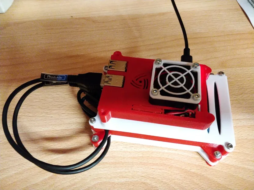 Vỏ Raspberry Pi 4 có Đế gắn SSD/HDD 2.5" - Image 9