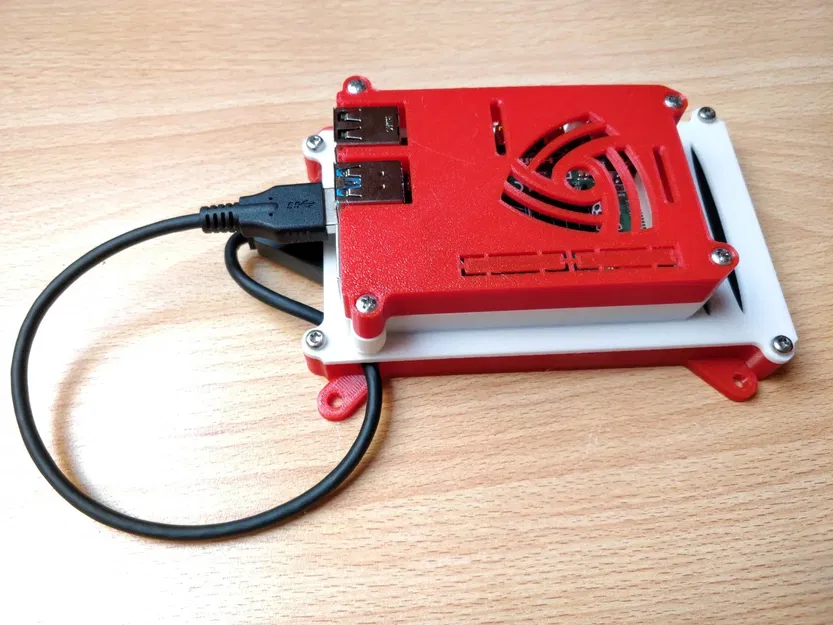 Vỏ Raspberry Pi 4 có Đế gắn SSD/HDD 2.5" - Image 13