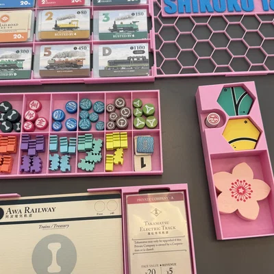 Hộp đựng Shikoku 1889 cho bản Grand Trunk Games