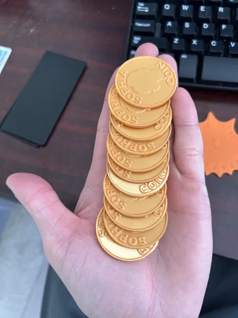 Tiền Xu Trống Có Hộp Đựng - Image 1