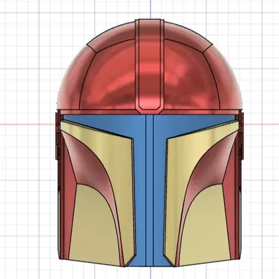 Mũ Bảo Hiểm Mandalorian Phong Cách Iron Man