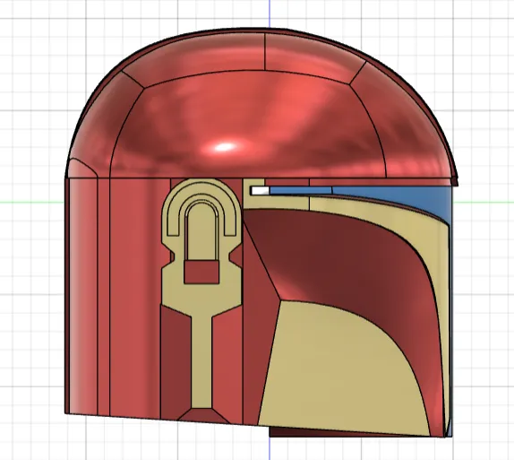 Mũ Bảo Hiểm Mandalorian Phong Cách Iron Man - Image 3