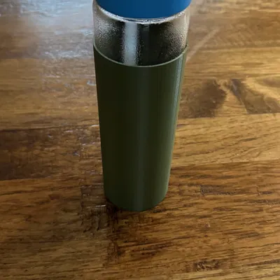 Clear Glass Water Bottle Cover