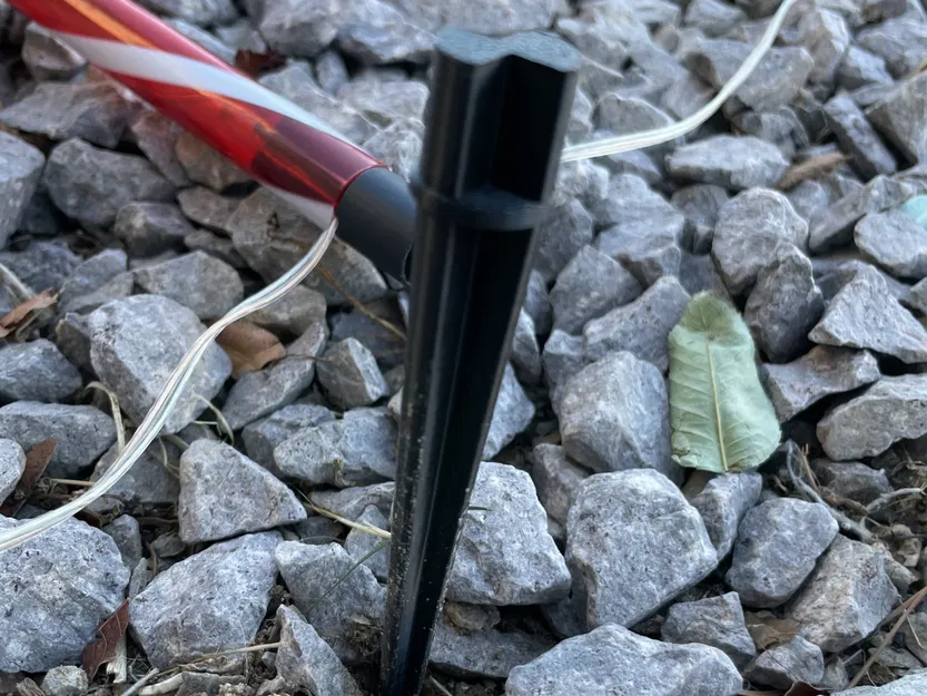 Phụ Kiện Thay Thế Cọc và Đáy Đèn Đường Kẹo Gậy Giáng Sinh - Image 1