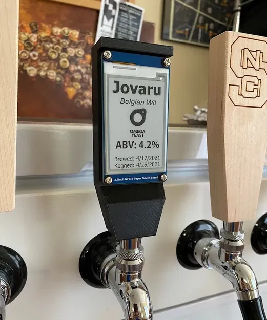 Tay Nắm Vòi Bia Màn Hình E-Paper - Image 1