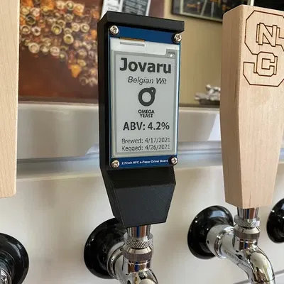 Tay Nắm Vòi Bia Màn Hình E-Paper