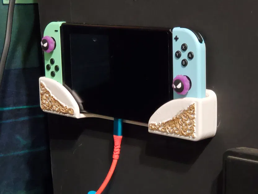 Giá Treo Tường Nintendo Switch Kiêm Sạc Dongle Độc Đáo - Image 1
