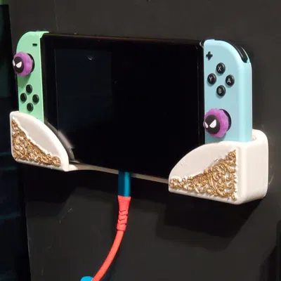 Giá Treo Tường Nintendo Switch Kiêm Sạc Dongle Độc Đáo