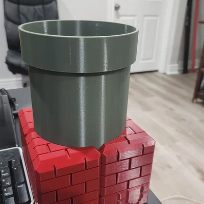 Mario Pipe Planter