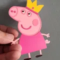Thiết Kế Peppa Pig 6 Màu In Nhiều Lớp Cho Máy In 1 Màu - Thumbnail 1