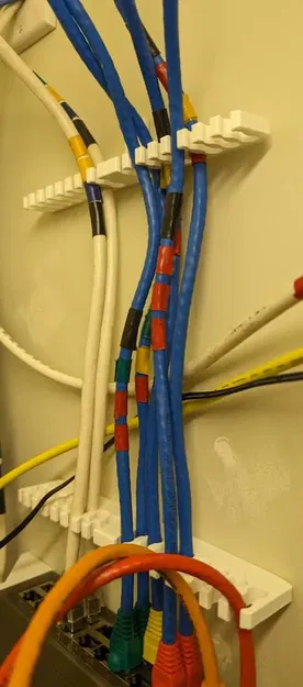 Thick Cat 6A cable combs - Image 1