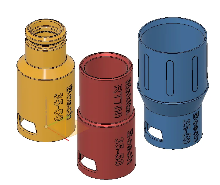 Bộ Chuyển Đổi Chân Không Bosch 35-50mm - Image 1