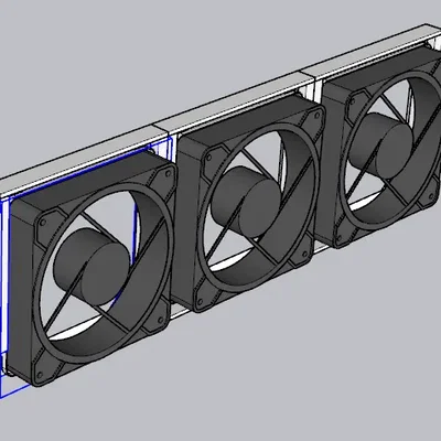 Supermicro SC846 Fan Wall
