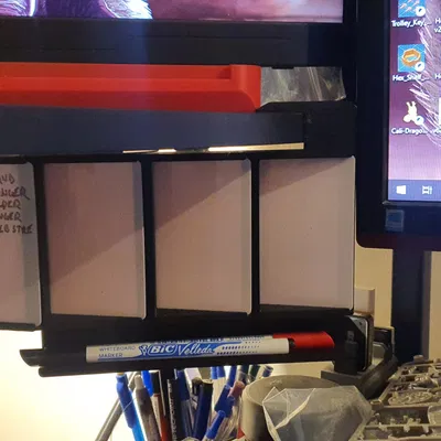 Dry Erase Note Under Shelf Holder