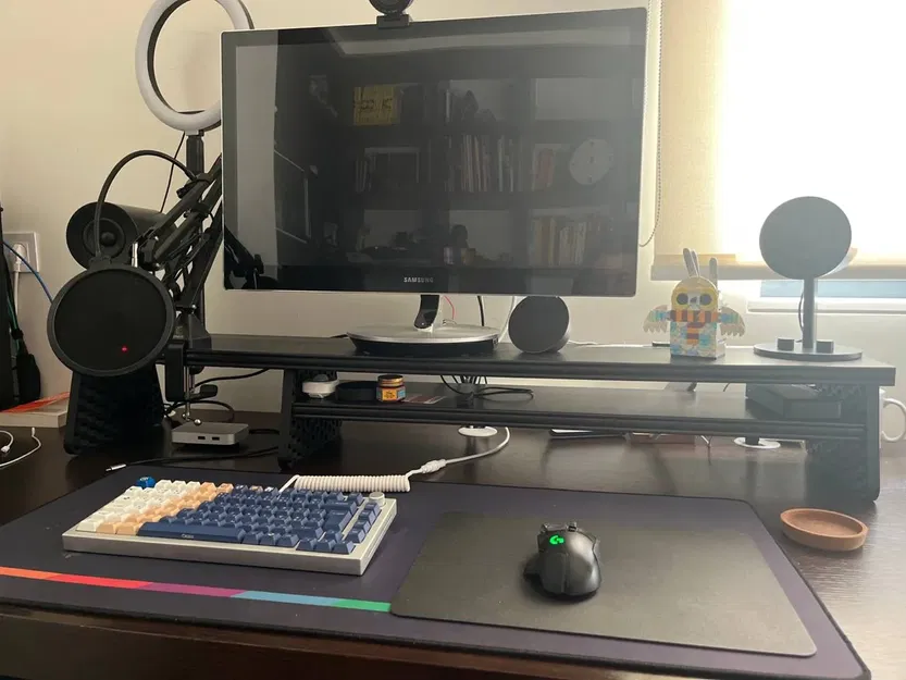 Chân đế màn hình - họa tiết lục giác - Image 2