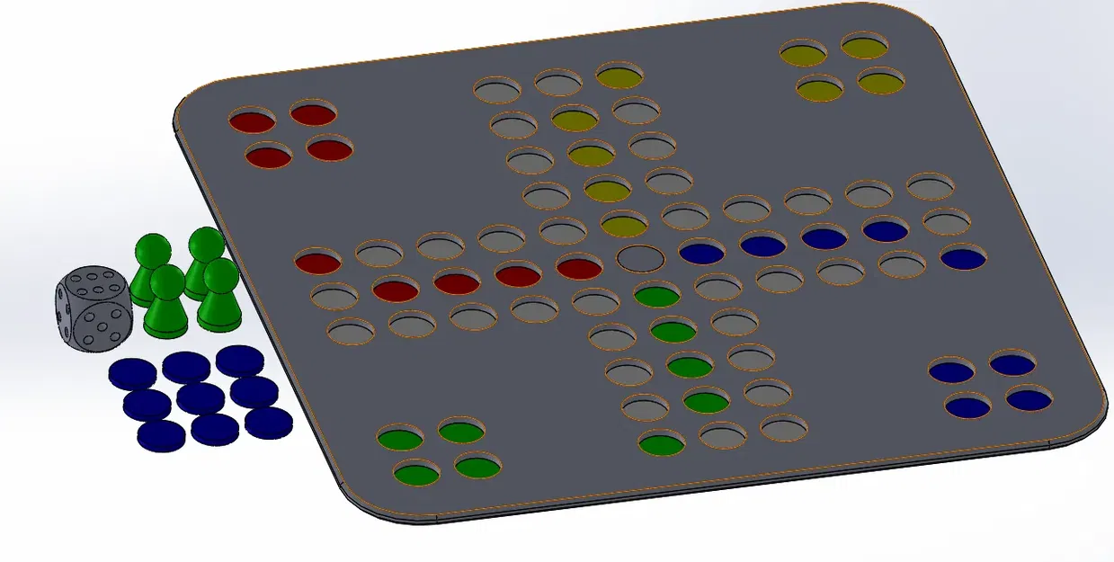 Game Ludo - Phiên bản Thụy Điển "Fia med knuff" - Image 2