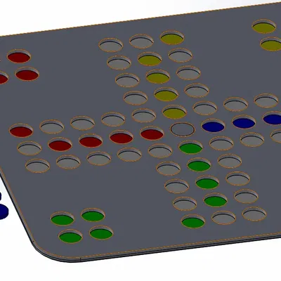 Game Ludo - Phiên bản Thụy Điển "Fia med knuff"