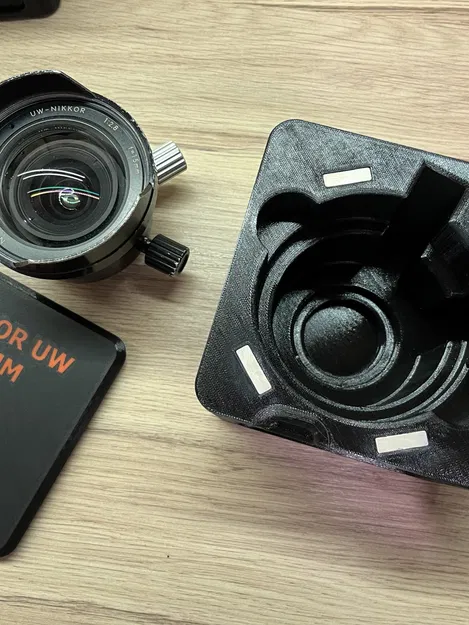 Hộp đựng ống kính UW-Nikkor 15mm (Ống kính Nikonos 15mm) Rev02 - Image 1