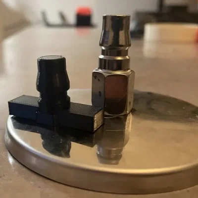 Sex machine connector plug (AKA 'quick air') and some attachments for it